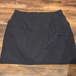 Duluth Trading Co Black Mini Skirt